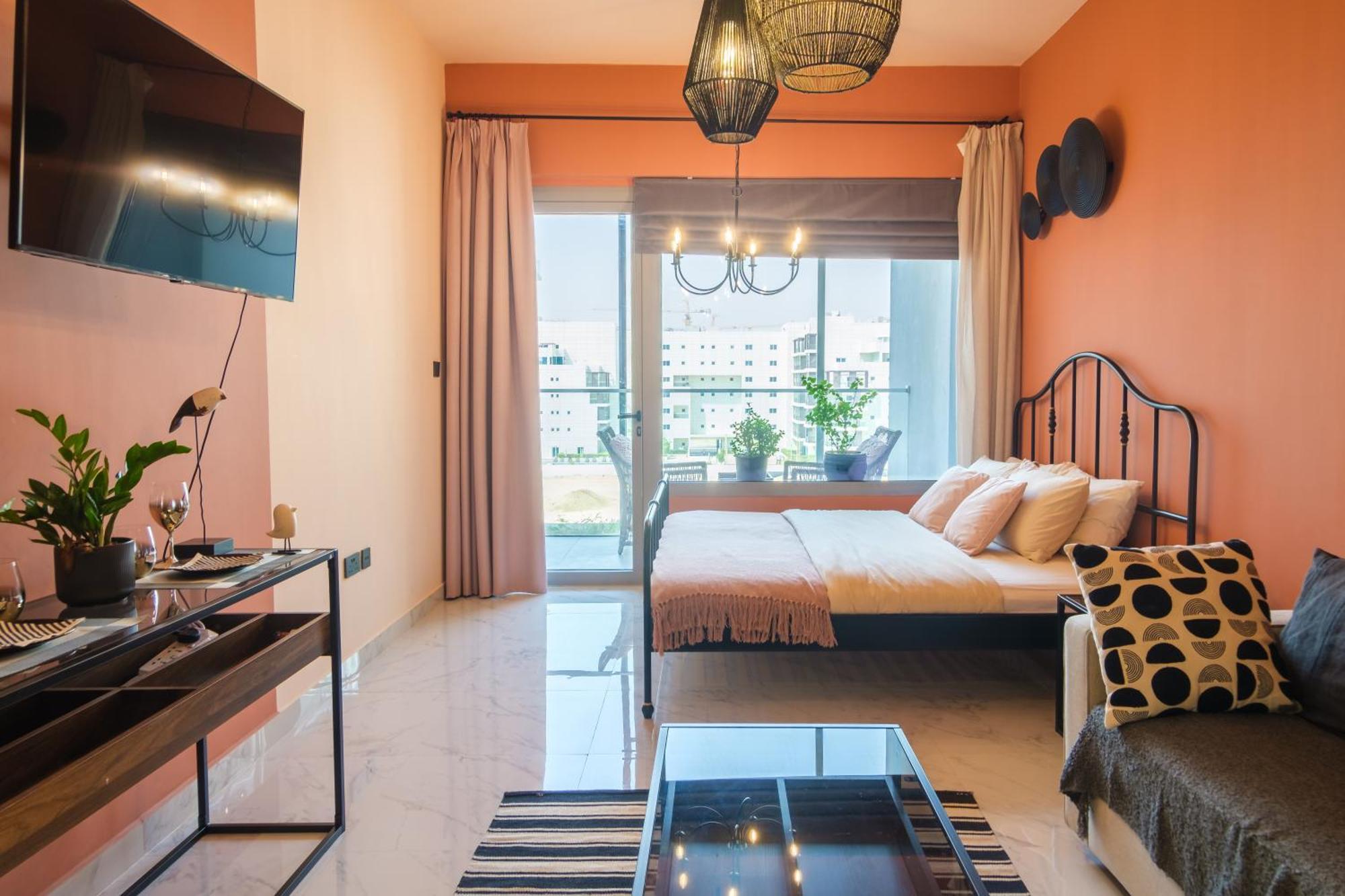 Poolside Charm Apartment Abu Dhabi Exterior photo